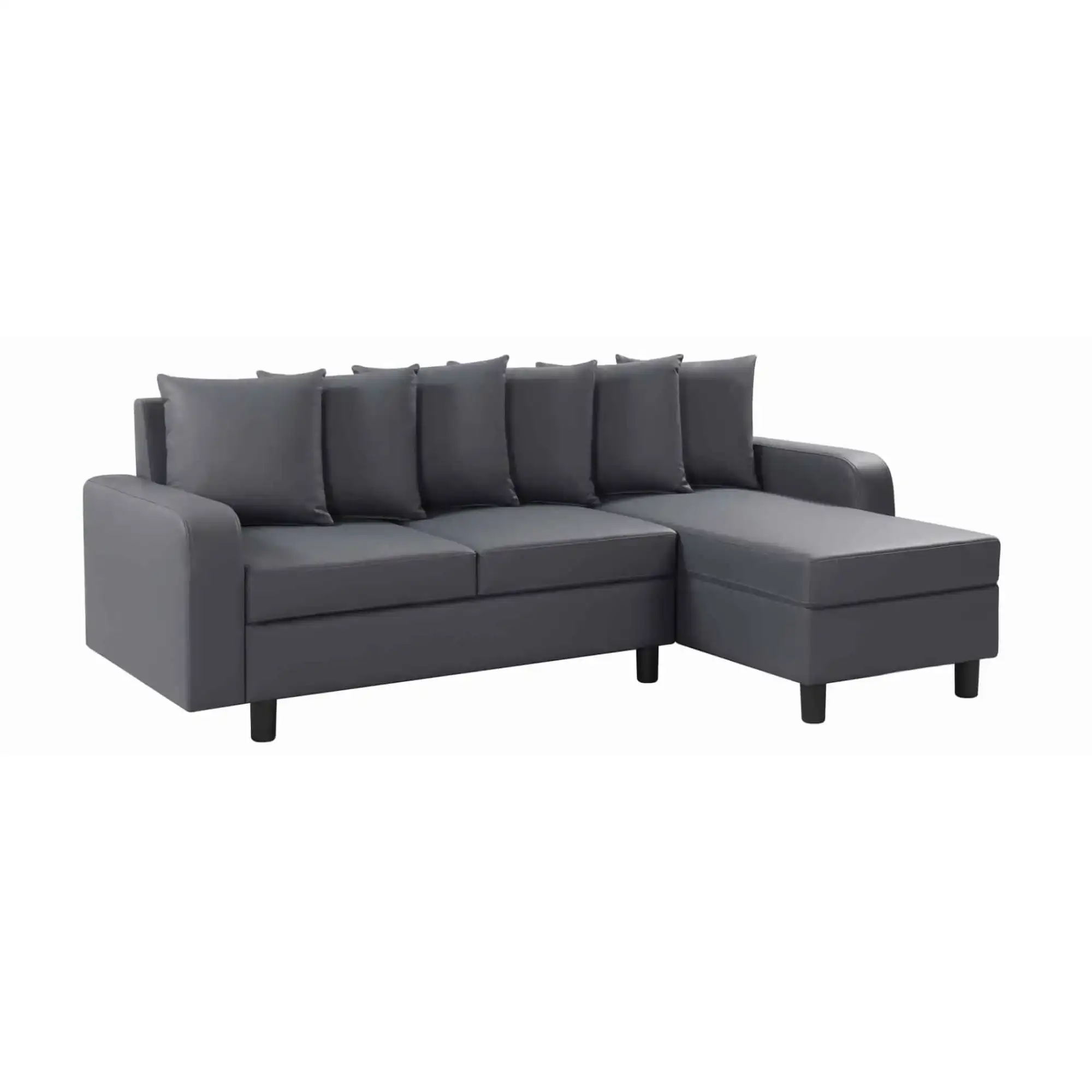 Civic-Reversible-Chase-Sofa-Leather-Aire-Grey-RHS-Facing2