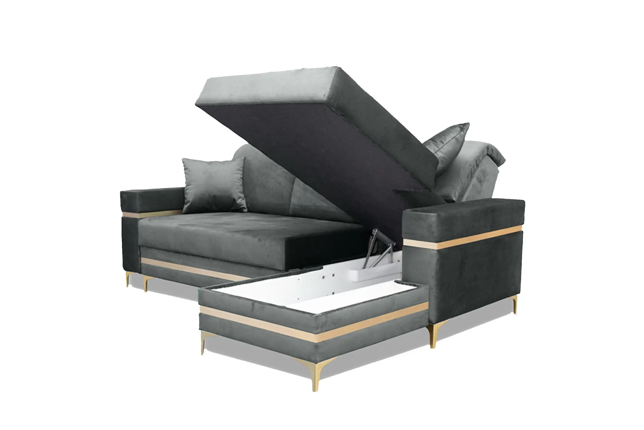 Florence-Sofa-Bed-BlackGold-3