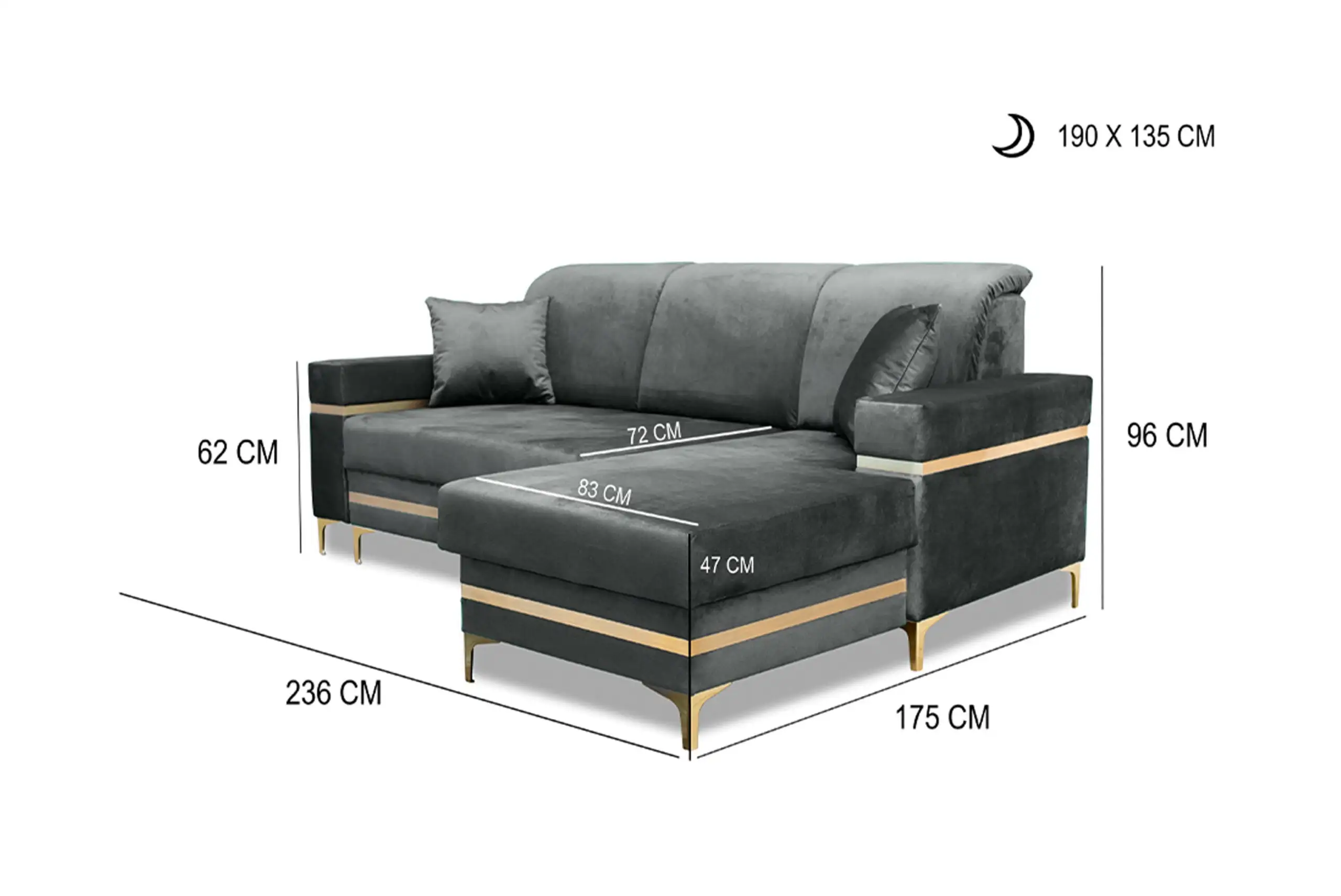 Florence-Sofa-Bed-BlackGold-6