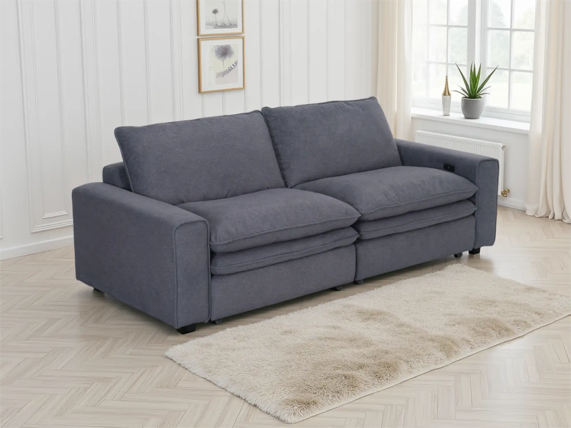 FlorenceCloudElectricSofaGrey2