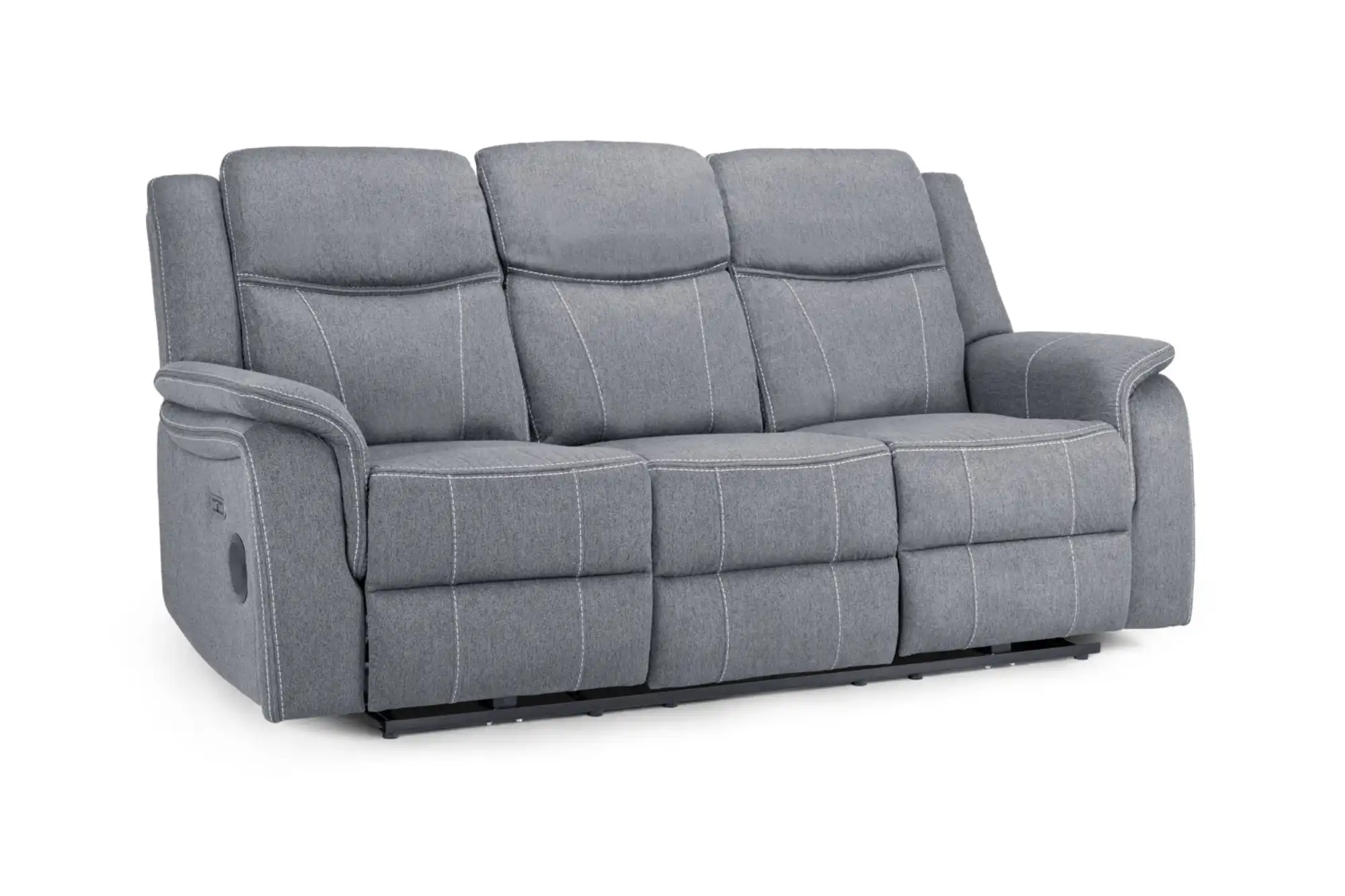 GalaxyTechRecliner3SeaterGreyFabric_1