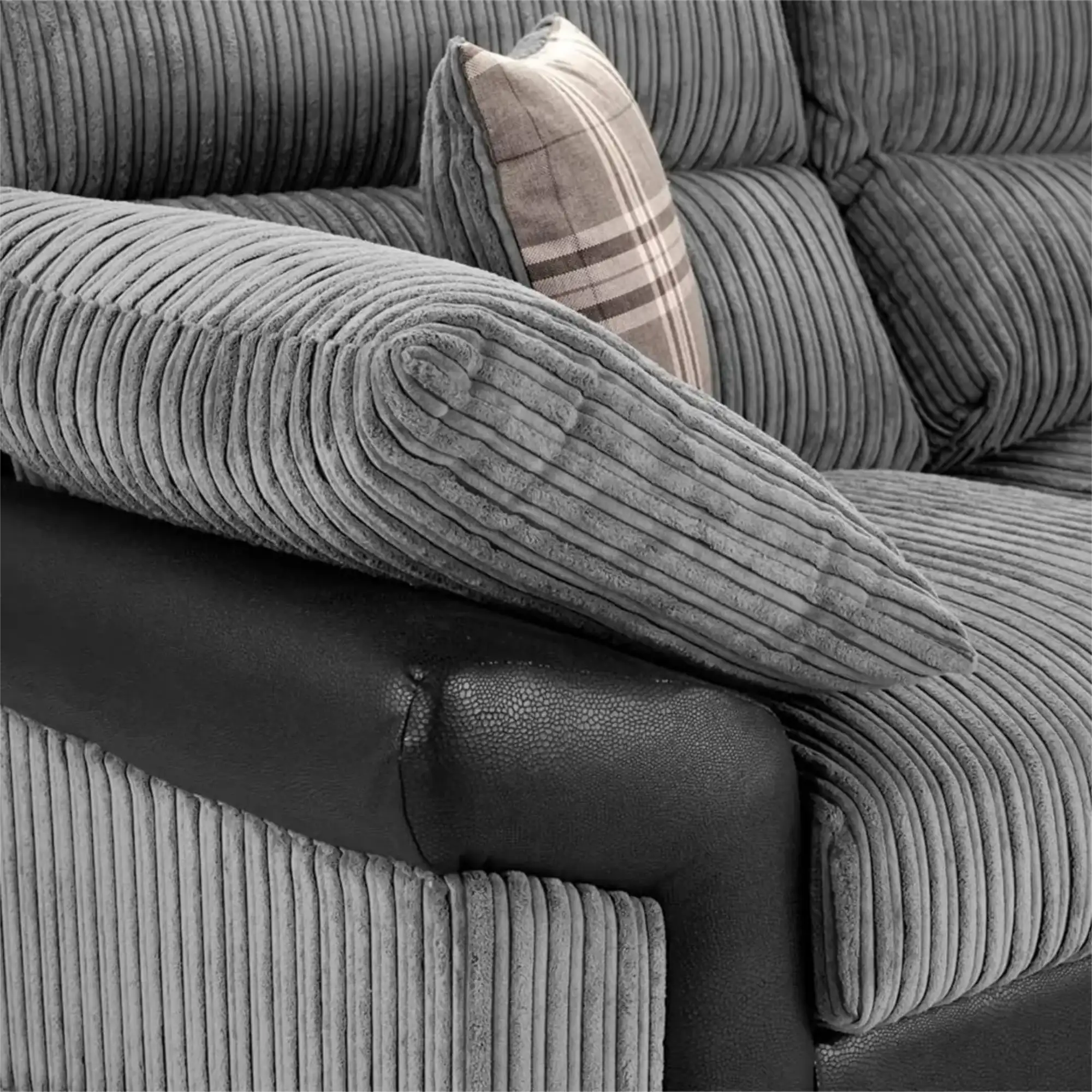 Maryland-3-2-Sofa-Set-BlackGrey-3