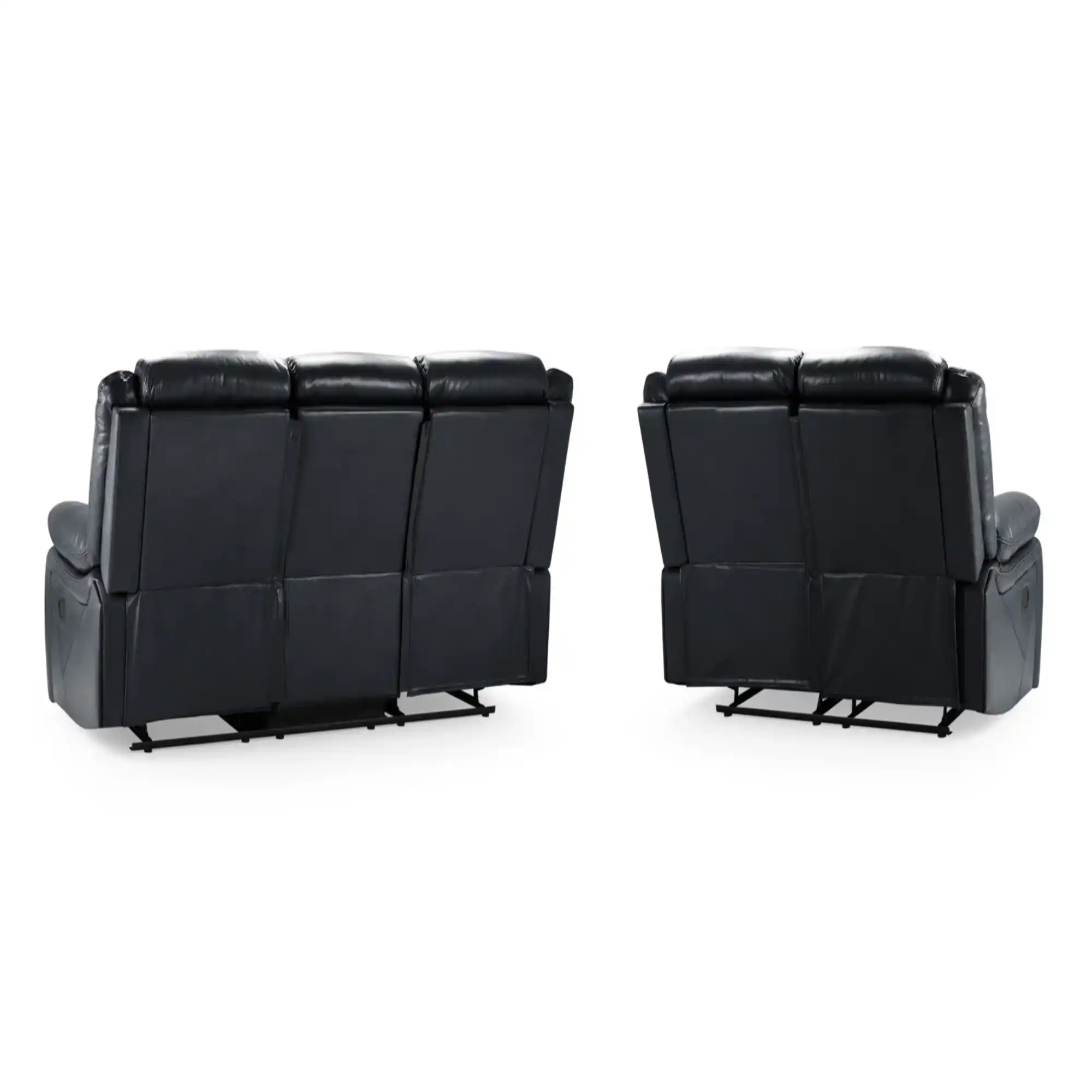 Novie_Recliner_Sofa_Black_3_2_Set_2
