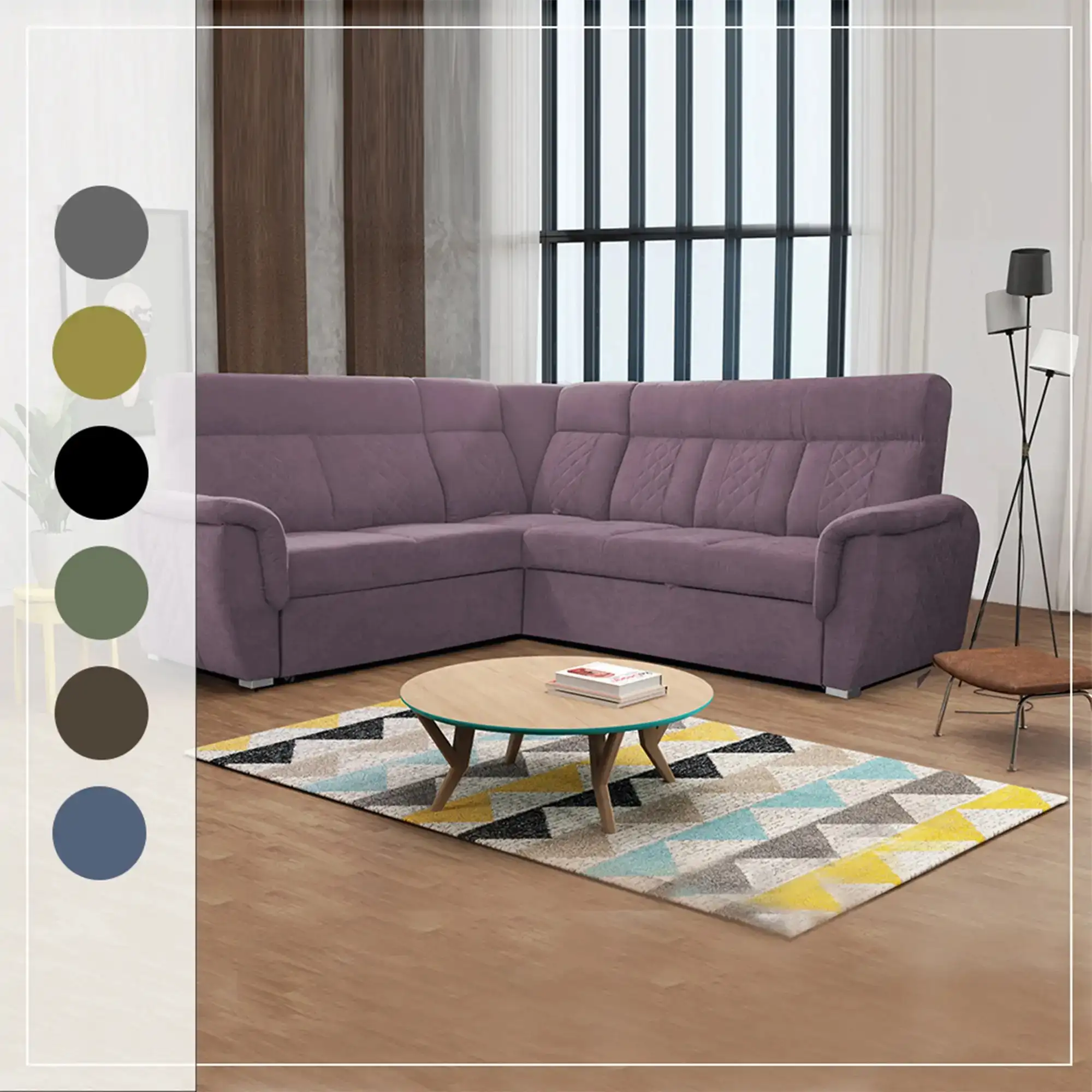 Selly-Large-Sofa-Bed-Purple-7