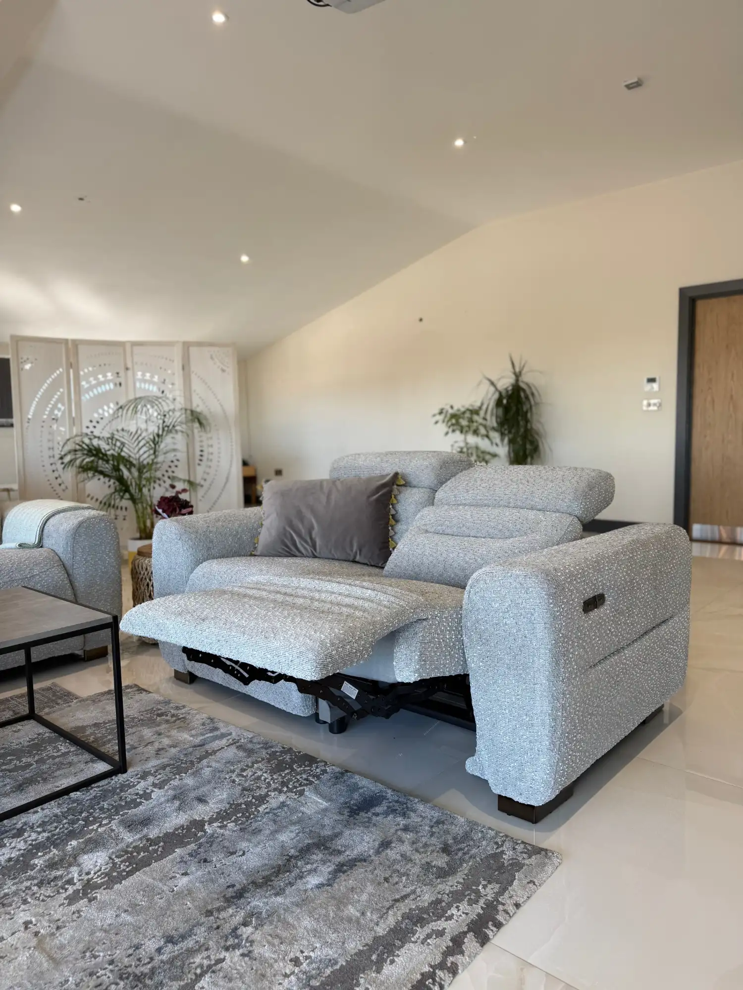 TokyoElectricReclinerGrey2Seater3