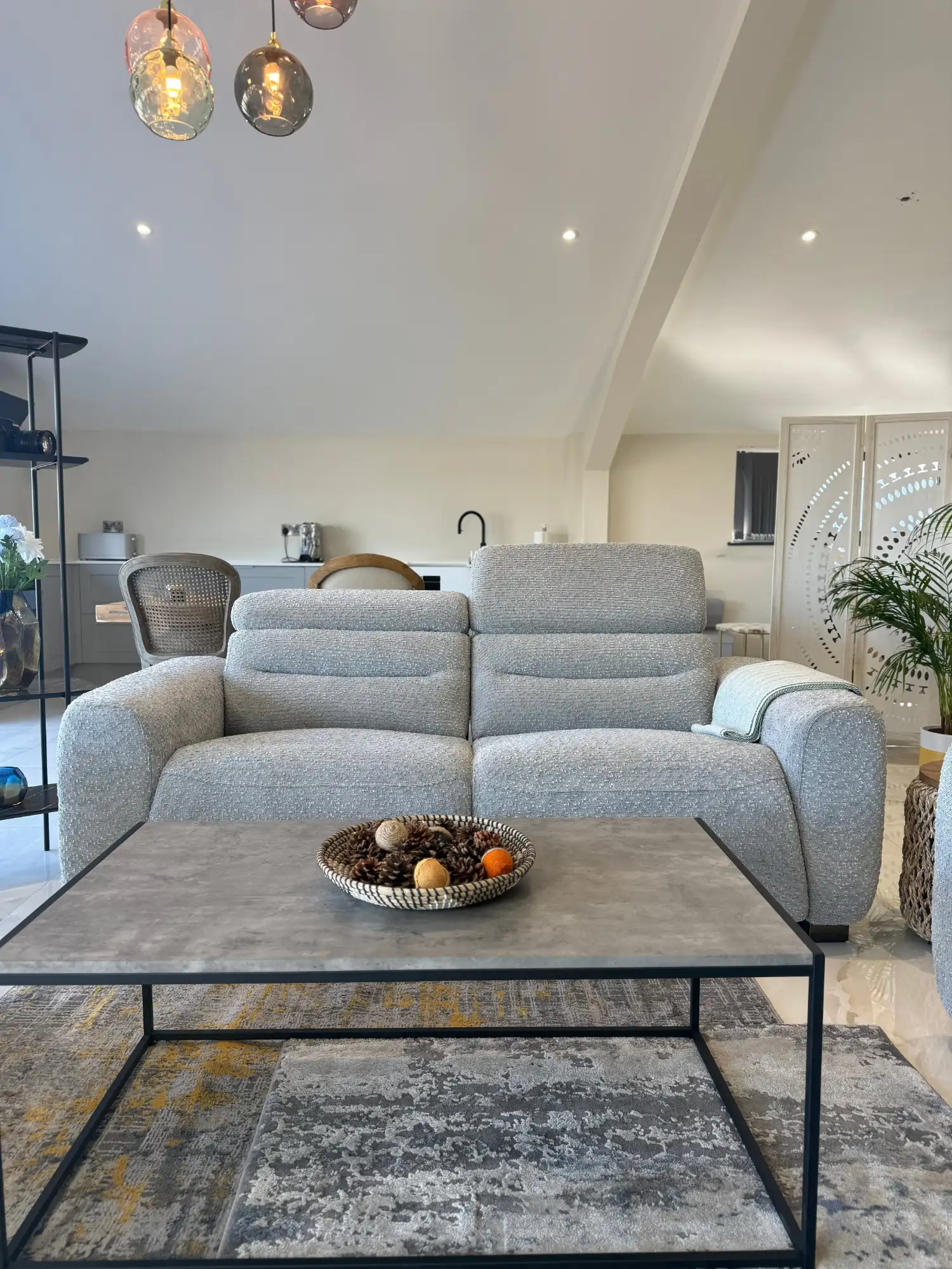 TokyoElectricReclinerGrey3Seater1