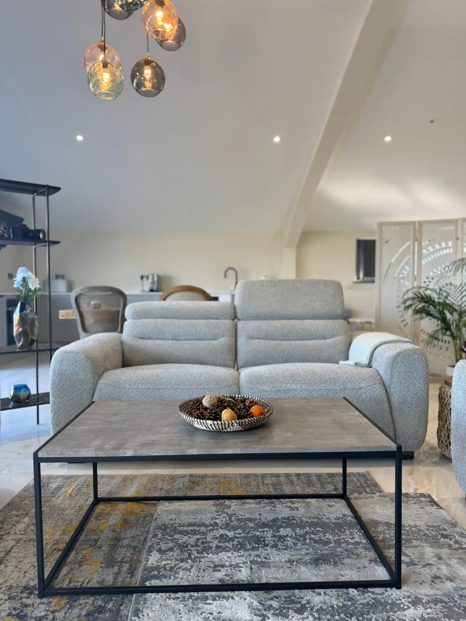 TokyoElectricReclinerGrey3Seater2